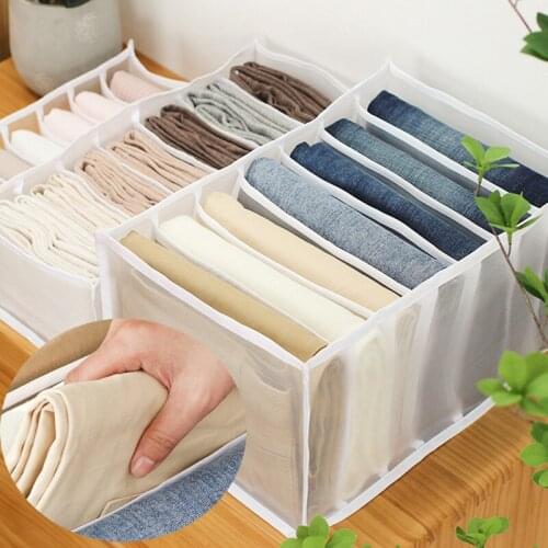 Underwear Socks Storage Boxes Closet Organizer Vacuum Bags For Storing Clothes Scarf Bra Storage Foldable Drawer Organizer Box