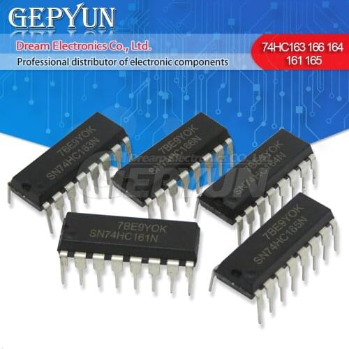 10PCS SN74HC165N DIP 74HC165N DIP-16 74HC165 SN74HC157N 74HC157N SN74HC161N 74HC161N 74HC164N 74HC164N SN74HC163N SN74HC166N