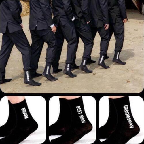 Best Man Groomsman Groom Socks beach summer winter pool rustic country Wedding decoration favor Gift