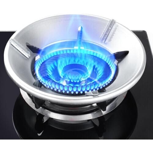Metal Gas Stove Windshield Polyfire Energy-Saving Windshield Hood Household Gas Stove Wind Shield Bracket For LPG Cooker Kitchen