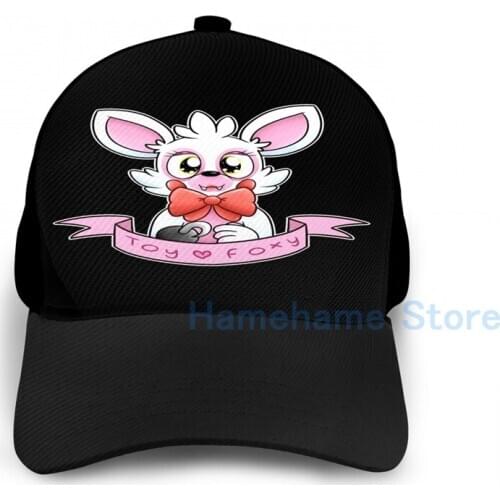 Fashion Toy Foxy Mangle - FNAF Basketball Cap men women Graphic print black Unisex adult hat
