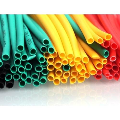 164pcs Set Polyolefin Shrinking Assorted Heat Shrink Tube Wire Cable Insulated Sleeving Tubing Set TSL1