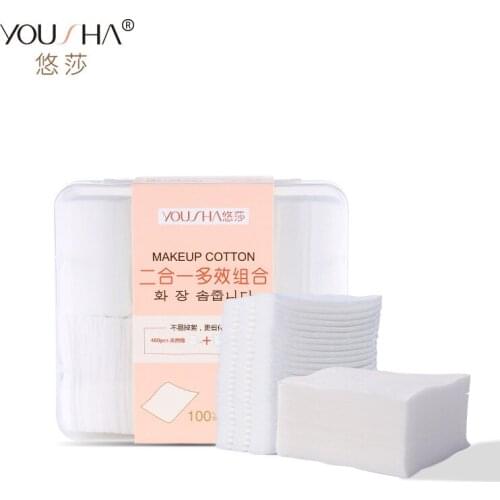 Nonwoven Fabric Combination Cotton 60 PCs Double-Sided jia xin mian 400 PCs Thin Facial Wipe YV040