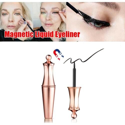 Hot 1 Bottle Eyes Magnetic Liquid Eyeliner For Magnets Eyelashes Fast Drying Easy Wear Long-lasting Waterproof Eye Makeup TSLM1