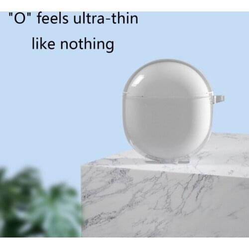 Transparent TPU Case Cover Compatible with -realme Buds Air 2 Earbuds Charging Case Protective Dustproof Shokproof