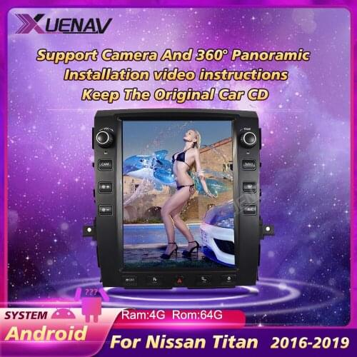 PX6 Android 12.1 Inch Car GPS Navigation Radio For Nissan Titan 2016 2017 2018 2019 Car Audio Stereo Receiver Multimedia Player