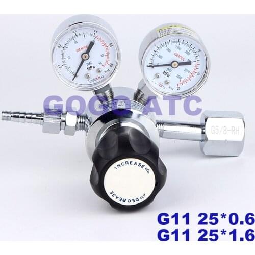 G11 Unipolar pressure reducing valve oxygen nitrogen helium hydrogen pressure reducing valve pressure gauge pressure gauge