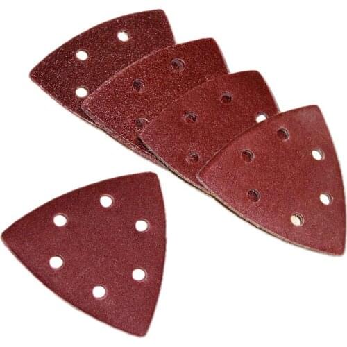 25pcs 93mm Delta Sander Sandpaper Hook & Loop Sanding Paper Abrasive Woodworking Tools with Grit 60 80 120 180 240 Dropshipping