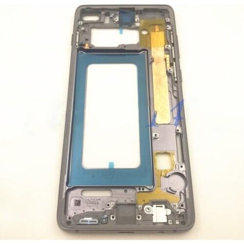 Middle Frame Bezel Plate for Samsung Galaxy S10 S10 Plus S10+ Metal Housing Middle Frame with Side Keys