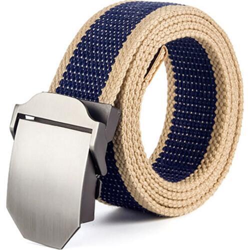 Unisex Blank Automatic Buckle Tactical Belt High Quality Military Belts For Mens & Women Luxury Patriot Jeans Belt 120cm