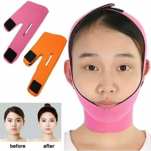 V Face Shaper Lift Massager Face Slimming Mask Belt Facial Massager Tool Anti Wrinkle Reduce Double Chin Bandage Thin Face