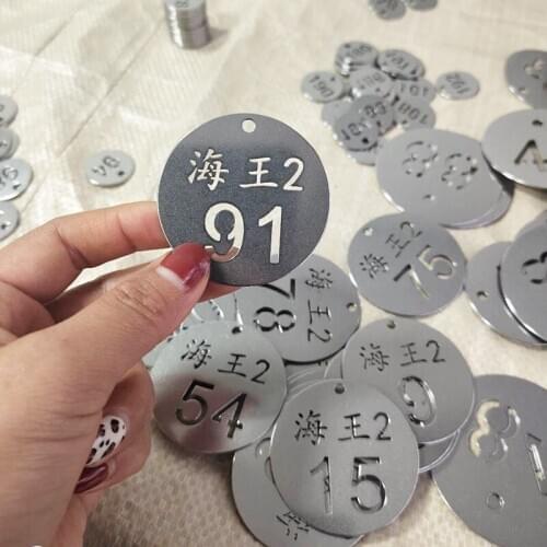 Engraved Numbers letter car Key Chains Dog ID Tag Stainless Steel Custom Made friend Gift For Stainless Steel Lost Recovery Card