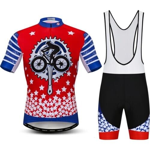 Weimostar Mens Cycling Clothing Short Bike Jersey Summer Cycling Jersey Set Breathable Team Racing Sport Bicycle Wear