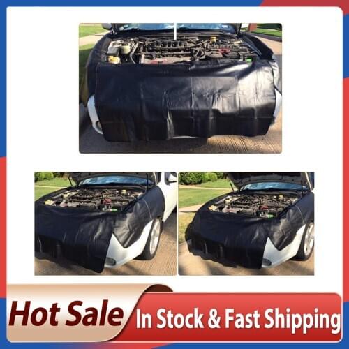 3pcs Auto Repair Fender Coverswith Magnet Anti-scratch Dirt-proof Cloth Protect Paintwork Magnetic Wing Fender Bonnet Paint Mat