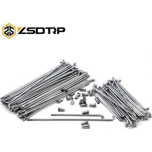 ZSDTRP 40pcs Motorcycle Front and Rear Rim Wheel Spokes Kit Set For BMW R12 R75 R72 M1 M72 Ural CJ-K750