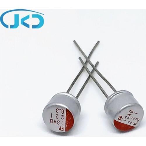 100pcs 220uF 6.3V 6x4mm Fujitsu Super Low ESR 6.3V220uF For Motherboard VGA Solid Capacitor 6.3V 220UF Fujitsu