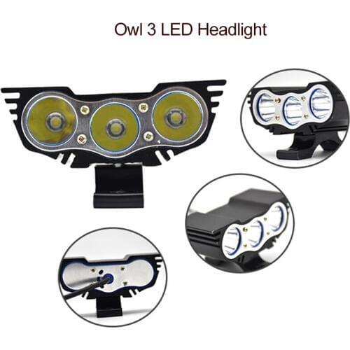 2pcs Motorcycle Headlamp 12V 20W Auxiliary driving lamp New Owl LED Motorbike 6000k High Brightness Headlights Car Head Lights