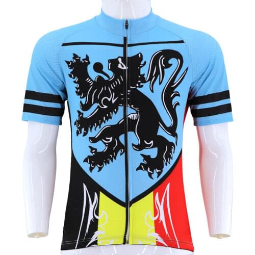 3 Model Belgium Country Team Cycling Jersey Men Short Sleeve Road Racing Cycling Maillot MTB Bicycle Wear EUSKADI Ropa Ciclismo