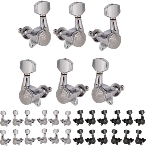 6x Lock Gear Tuner Tuning Pins for Machines Head Guitar Parts & Accessories