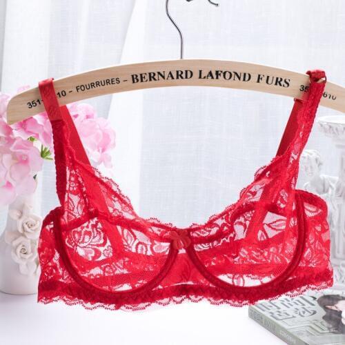 New Sexy lingerie Push Up Bras for Women Lace Bralette Ultrathin Underwear Bra Female Intimates Sheer brassiere BH soutien gorge
