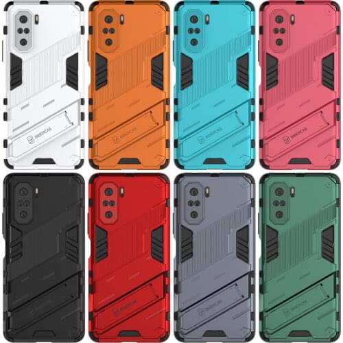 Phone case For POCO F3 case POCO M3 Hybrid Shockproof Holder stand Back Cover For POCO X3 Pro X3 NFC F2 Pro Fundas