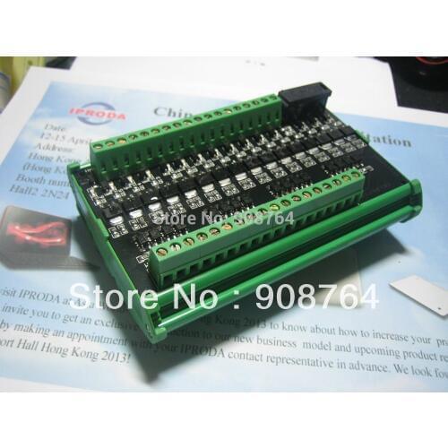 Isolated amplifier Board 16 channel 8A OptoCoupler for PLC output board terminal station relay motor controller