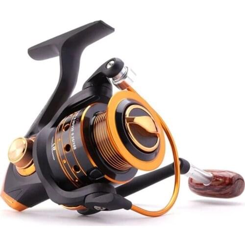 Premium Yumoshi AX Spinning Fishing Reel 12BB+1 Balls 500-9000 Series Metal Coil Spinning Reel Boat Rock Carp Fishing Wheel