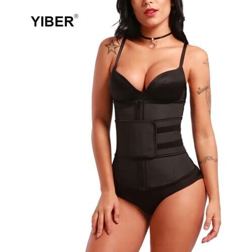 Waist Trainer Women Tummy Body Shaper Sweat Belt Waist Trainer Corset Fat Burning Fitness Modeling Strap Shapewear