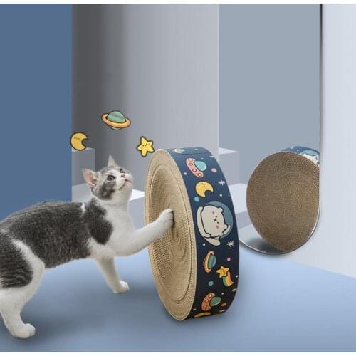 Cat Scratcher Board Scratching Post Mat Toy Soft Bed Mat Kitten Corrugated Cardboard Scratch Pad Claws