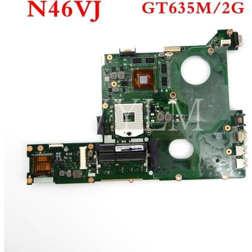 N46VJ / GT635M/2G mainboard REV2.3 For ASUS N46V N46VJ N46VM N46VZ N46VB laptop motherboard Tested Working