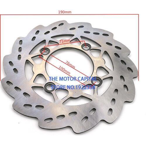 Mini 190 mm Brake Disc Rotor High Performance Disc Brake Rotor Fit For Motorcycle Parts Brake Disc Rotor Dirt Bike