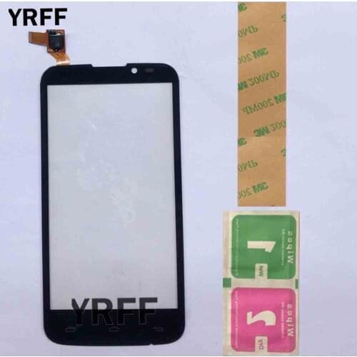 Mobile Touch Screen For Prestigio MultiPhone PAP5517 PAP 5517 Touch Screen Digitizer Panel Assembly Tape Wipes