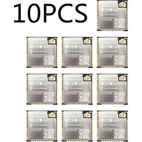 10PCS ESP32-WROOM-32U IPEX ESP-32 ESP-32S 4MB/16MB flash SMD ESP32 Module External antenna ESP32-D0WD module Espressif