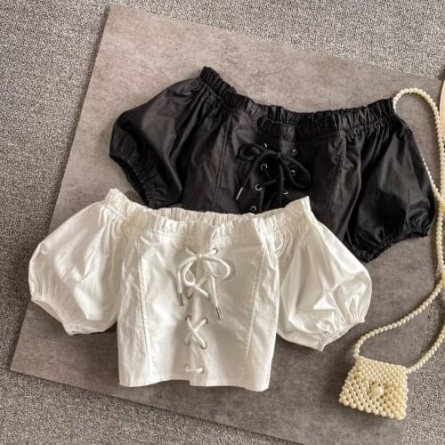 Muqisiyun Off Shoulder Blouses