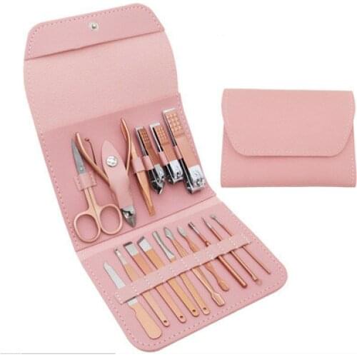 4pcs Nail Clipper Set Stainless Steel Manicure Pedicure Cuticle Remover Nail File Nail Clipper Manicure Scissors Set