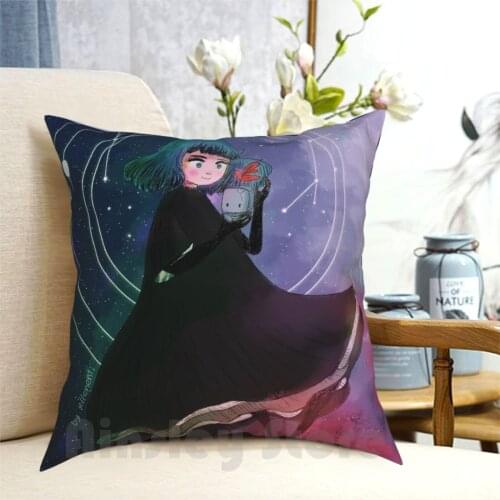 Gris Pillow Case Printed Home Soft Throw Pillow Gris Game Fanart Girls Cute Space Stars Aestethic Colorful