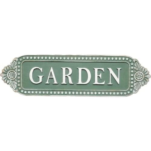 Shabby and chic hand crafted wooden garden decorative wall plaques