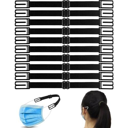 Mask Extender Strap Adjustable Non-Slip Mask Strap Ear Grips Mask Accessories For Adult Mask Head Strap Mask Hooks Behind Head