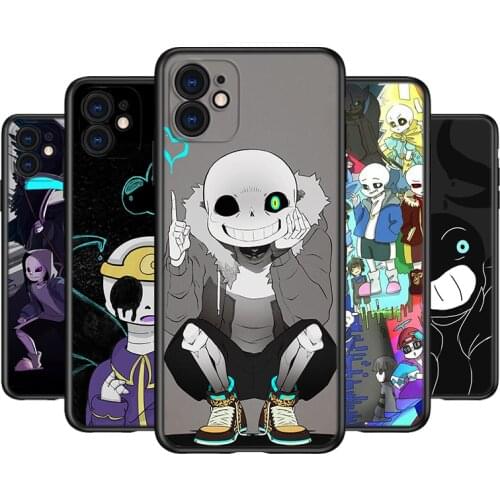 Silicone Cover Undertale Sans Anime For Apple IPhone 12 Mini 11 Pro XS MAX XR X 8 7 6S 6 Plus 5S SE Phone Case