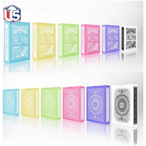 Tally Ho Reverse Lovely Playing Cards Circle Back Colorful Deck By Ellusionist Creative Magic Card Poker Magic Props Magic Trick