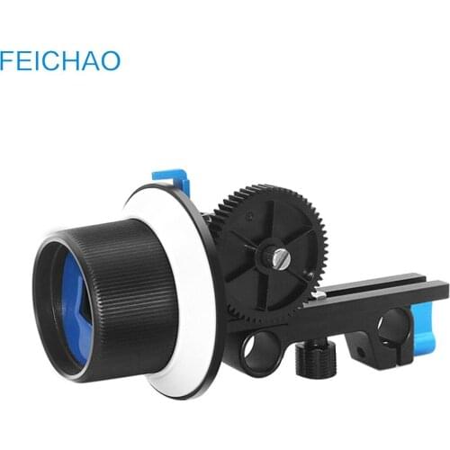 Accurate Focusing Follow Focus F1 for Canon/Nikon/Sony/Other DSLR Camcorder DV Video Fits for 15mm Rod Rig Film Making System