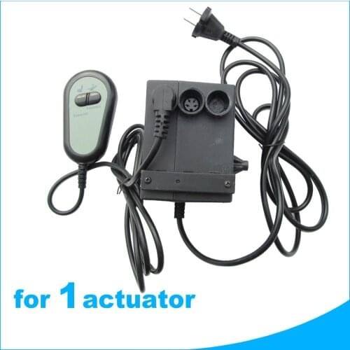 Input AC 100-220V For 1 Linear actuator DC 24V 5A power supply Electric adapter Progressive Manual switch controller kit