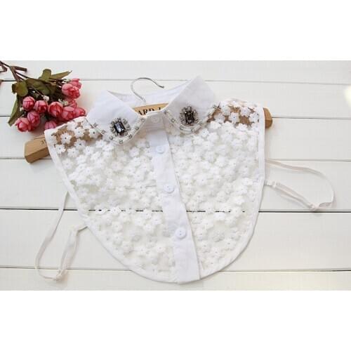 Round neck spring and autumn and winter false pointed collar shirt decoration false Peter Pan Detachable Fashion accessories