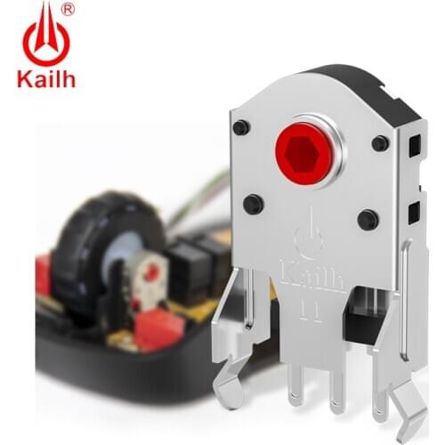 Kailh 9/10/11/12mm Rotary Mouse Scroll Wheel Encoder with 1.74 mm hole mark,15-30 g force for PC Mouse alps encoder dust-free