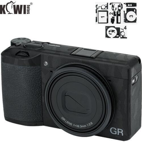 Anti-Scratch Camera Body Cover Protector for Ricoh GR II GRII GR2 GR Mark II Anti-Slide Grip Holder Skin Guard Shield 3M Sticker