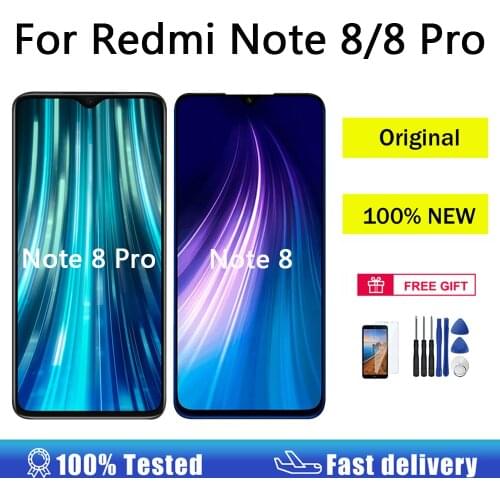 AUMOOK LCD for Xiaomi Redmi Note 8 Pro LCD Display with Frame Digitizer LCD Replacement Pantalla for Redmi Note 8 LCD Screen