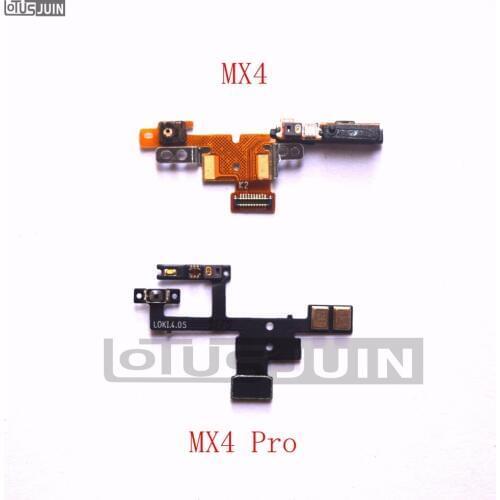 1PCS Power Button On Off Key Flex Cable Replacement for Meizu MX4/MX4 Pro