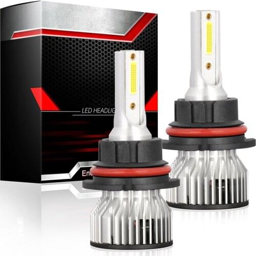Fog Light Car Headlight Bulbs 9007/HB5 Headlamp RV HID Xenon Headlights For Cars Trucks SUVs 6000K 9V -36V 2 Pcs 4000LM LED