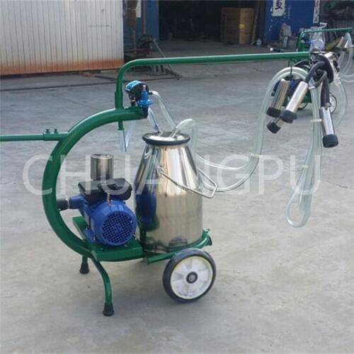 Portable Goat Suction Trolley Milking Machine