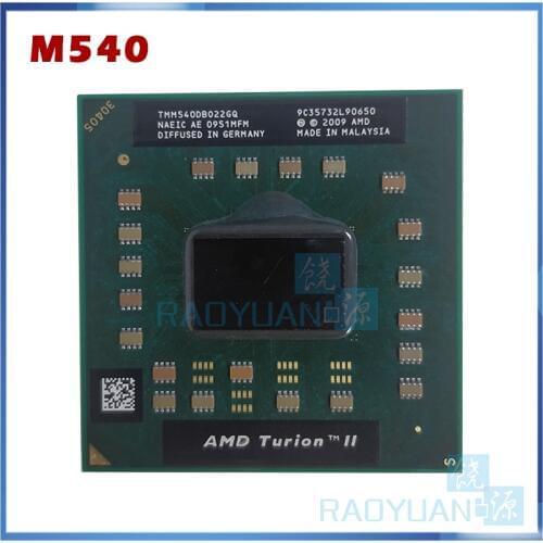 AMD Turion II Dual-Core Mobile M540 2.4 GHz Dual-Core Dual-Thread CPU Processor TMM540DBO22GQ Socket S1